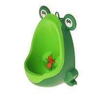 Писсуар детский «Лягушка» с "прицелом", цвет зелёный