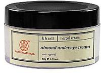 Крем для кожи вокруг глаз с Миндальным маслом,Khadi Natural Almond Under Eye Cream", 50 гр