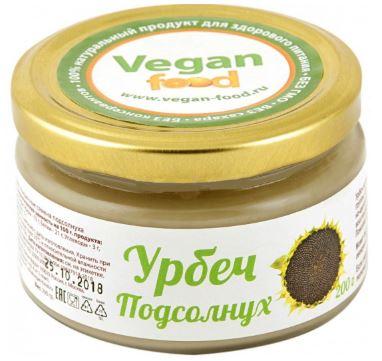 Урбеч из семечек подсолнуха, 200 г