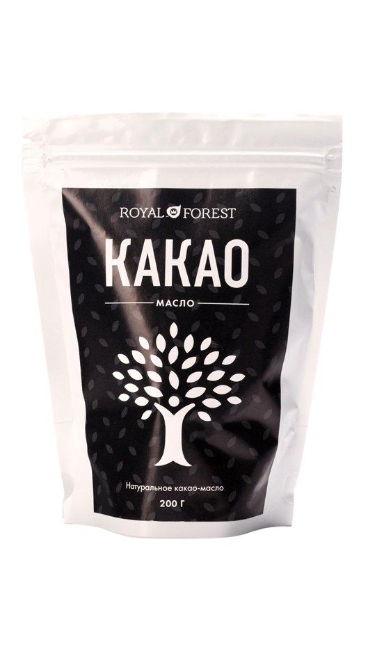 Пищевое какао-масло Royal Forest, 200 гр