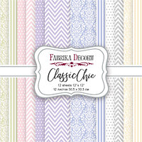 Classic chic- набор двусторонней бумаги 30,5см х 30,5см