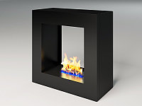 Биокамин CUBE black