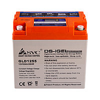 Аккумулятор SVC GLD1255 12В 55 Ач (GEL)