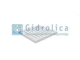 Решетка водоприемная Gidrolica Point РВ-28,5.28,5 - штампованная стальная оцинкованная, кл. А15
