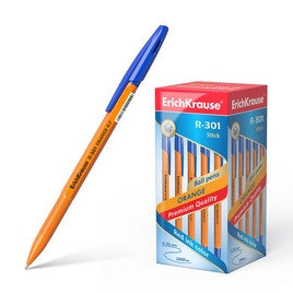 Ручка шариковая ErichKrause® R-301 Orange Stick 0.7, цвет чернил синий, фото 2