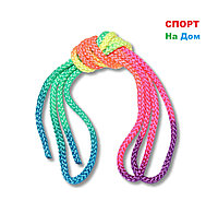 Скакалка гимнастическая 3 метра (фиолетовый, зеленый, оранжевый)