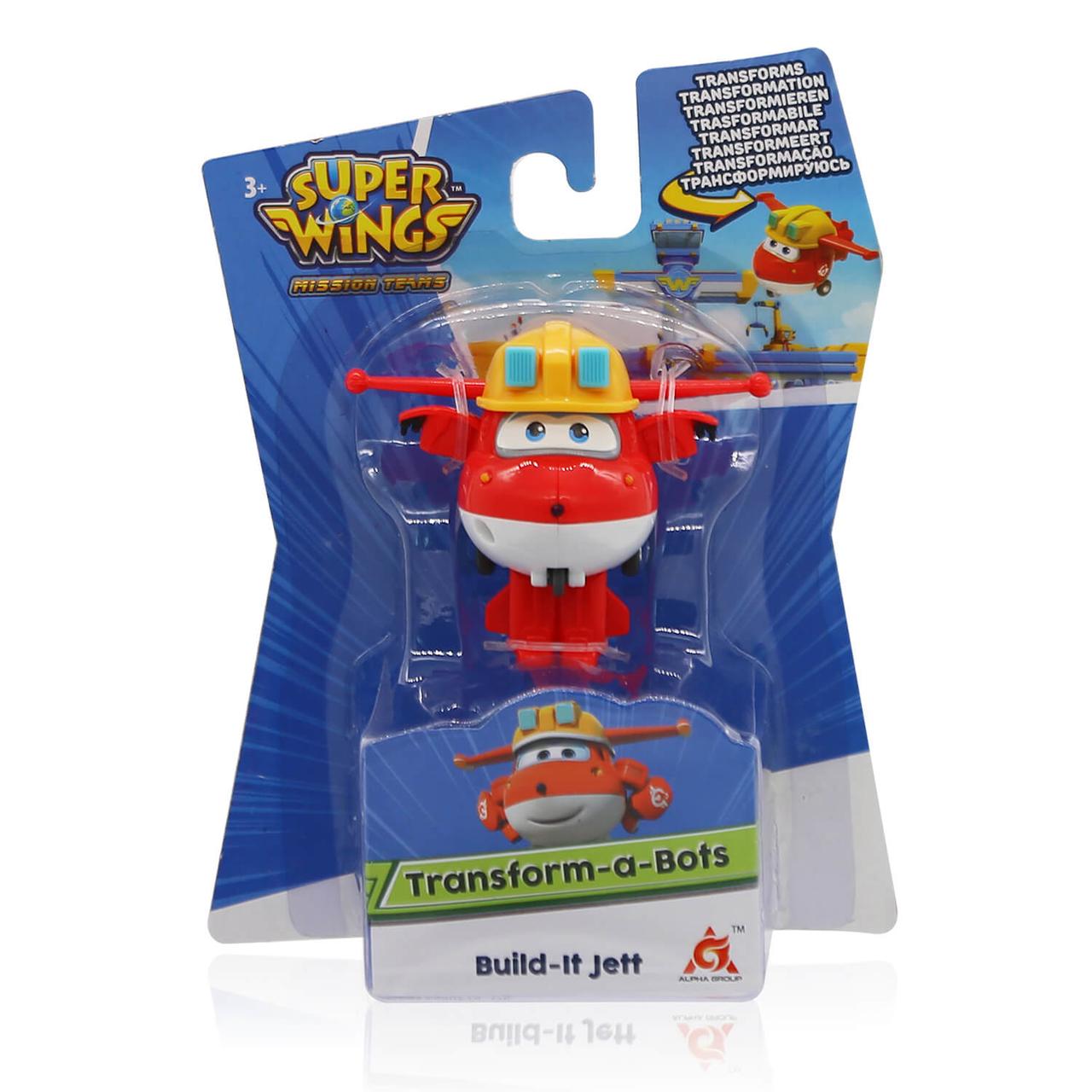 Мини-трансформер Super Wings Джетт (команда Строителей)
