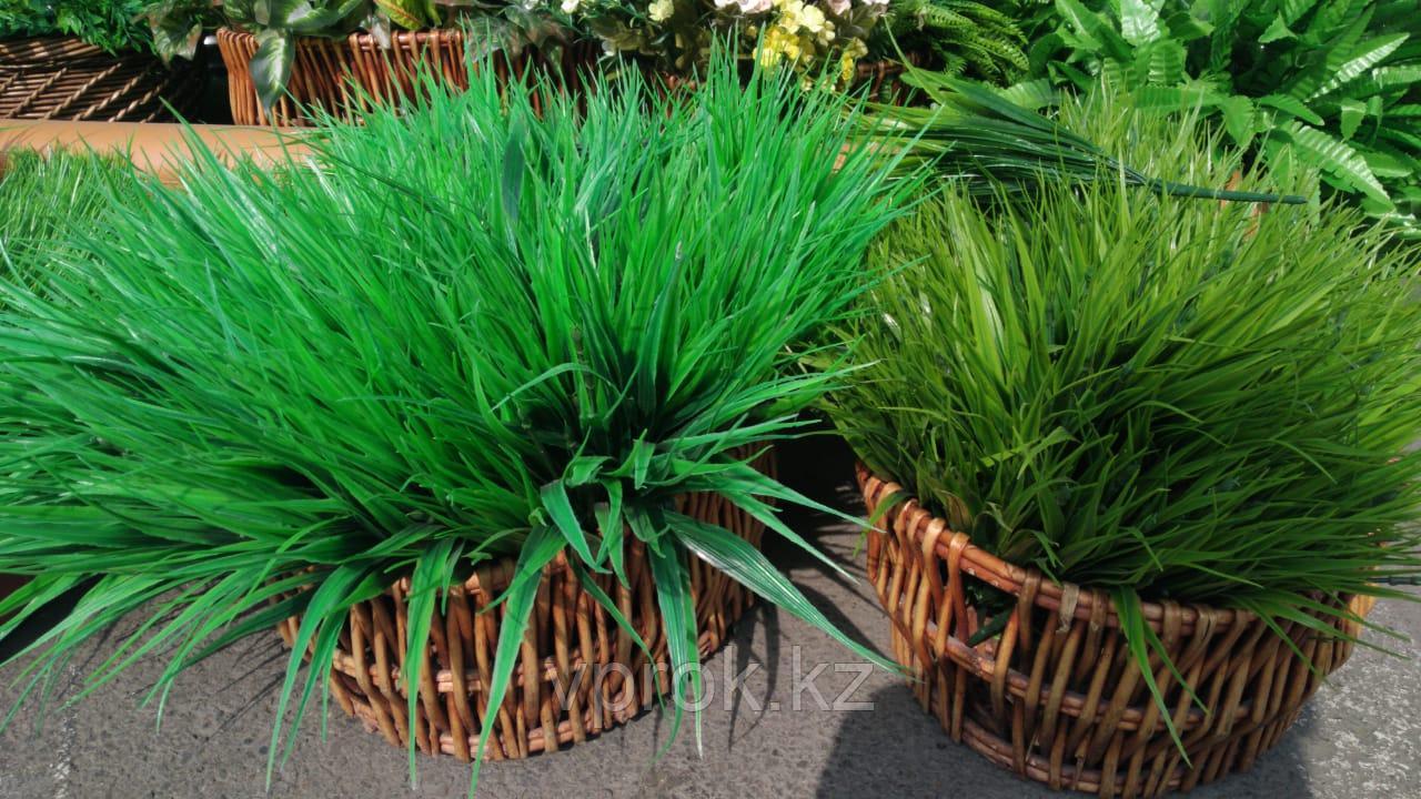 Трава декоративная искусственная под кашпо 34 - 44 см (1 пучок) - фото 1 - id-p67398582