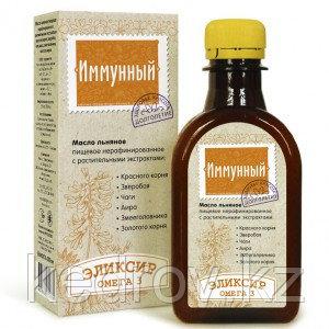 Масло льняное ИММУННЫЙ ЭЛИКСИР 200 мл (Компас здоровья)