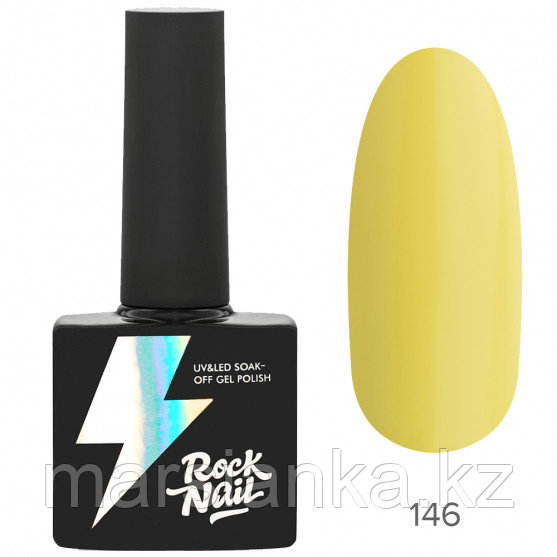 Гель-лак RockNail Basic #146 Ceylon Yellow, 10мл