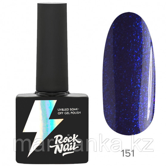 Гель-лак RockNail Basic #151 Kashmir Sapphire, 10мл