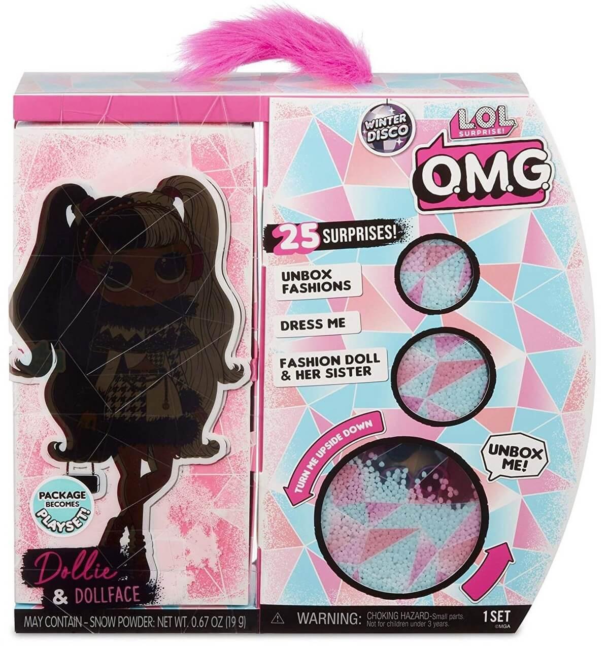 L.O.L. Surprise! O.M.G. Winter Disco Dollie & Sister ЛОЛ Модная кукла Долли и ее сестра