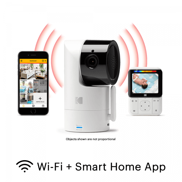 Цифровая интеллектуальная Wi-Fi видео няня  Kodak CHERISH C225
