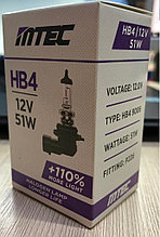 Галогеновая лампа MTEC HB4 9006 51W 12V P22d +110% 1лампа