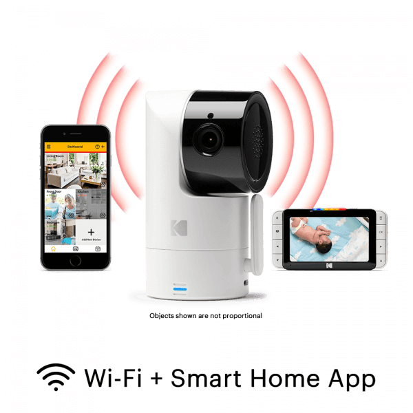 Цифровая интеллектуальная Wi-Fi видео няня  Kodak CHERISH C525