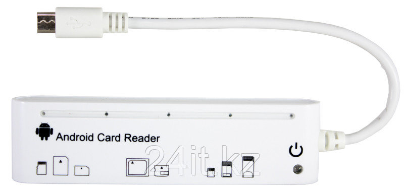 Кард-ридер PowerPlant 5-ти слотный Android Micro USB