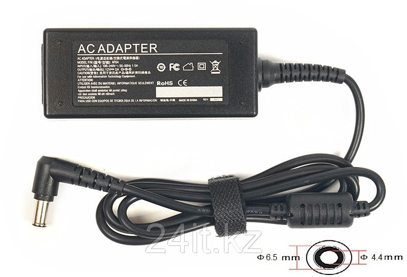Блок питания для ноутбуков PowerPlant LG 220V, 12V 24W 2A (6.5*4.4)