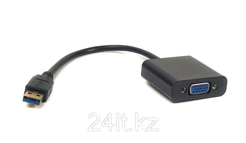 Kабель-переходник PowerPlant USB 3.0 M - VGA F