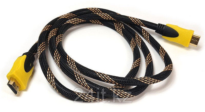 Видeo кабель PowerPlant HDMI - HDMI, 1.5m, Gold Plated, 1.3V, Nylon, Double ferrites, Blister