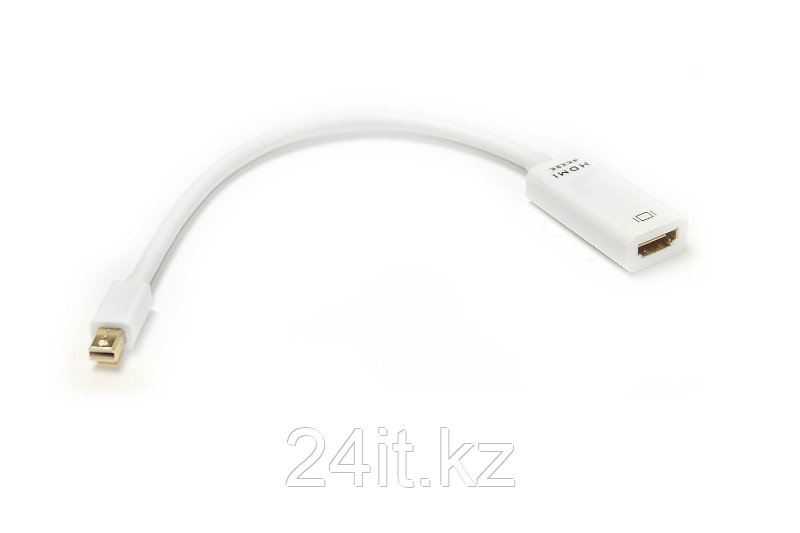 Кабель-переходник PowerPlant mini DisplayPort - HDMI, 0.15m, 1.4V