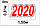 Диодное световое пано "2020"   1,55м х 0,81м, фото 2