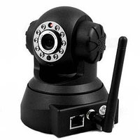 WiFi IP камера видеонаблюдения черная