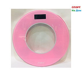 Весы напольные электронные Aote (цвет розовый)
