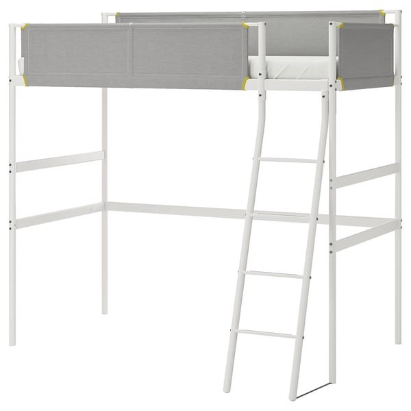 Кровать-чердак ВИТВАЛ белый, светло-серый ИКЕА, IKEA