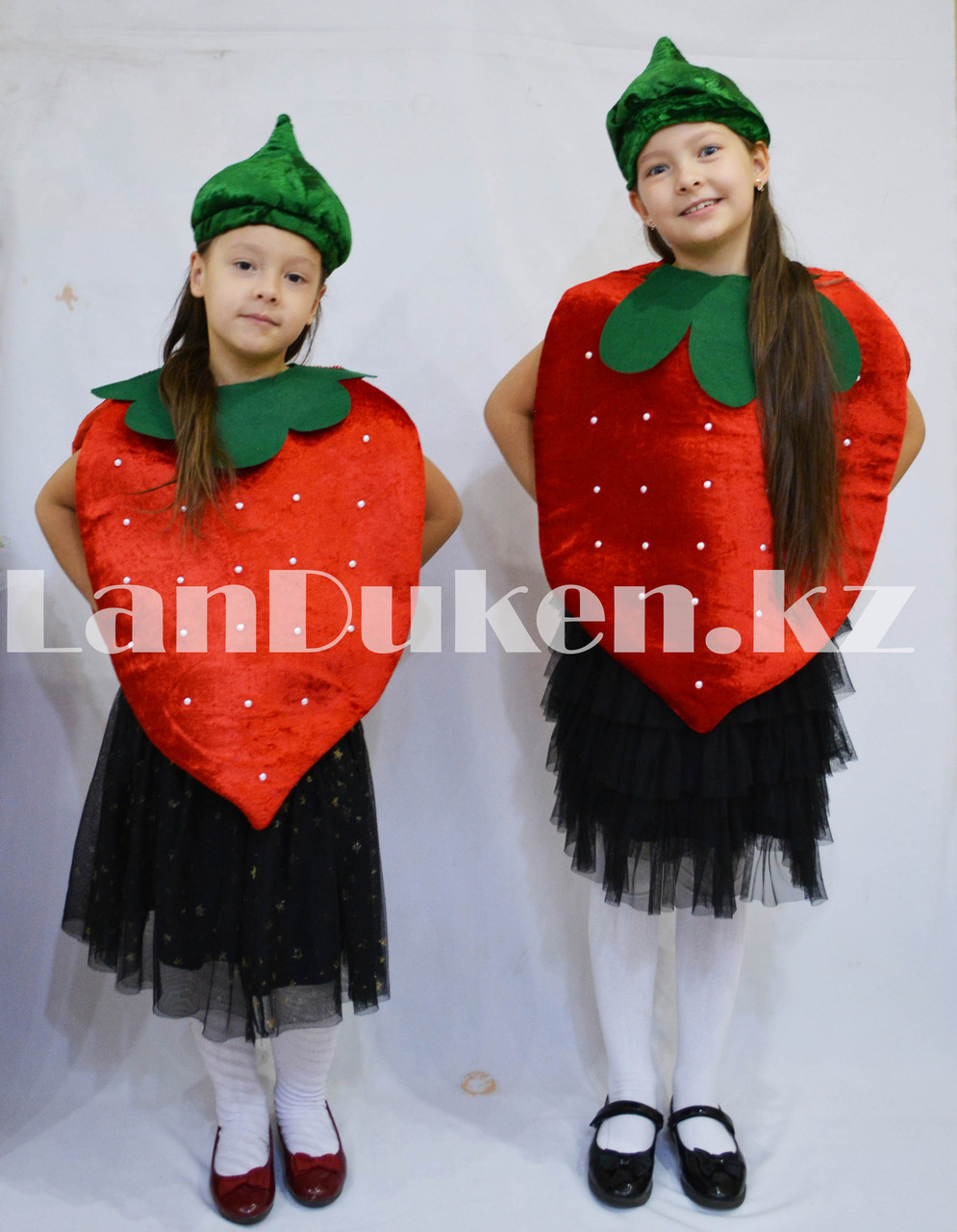 Карнавальный костюм детский овощи и фрукты клубника