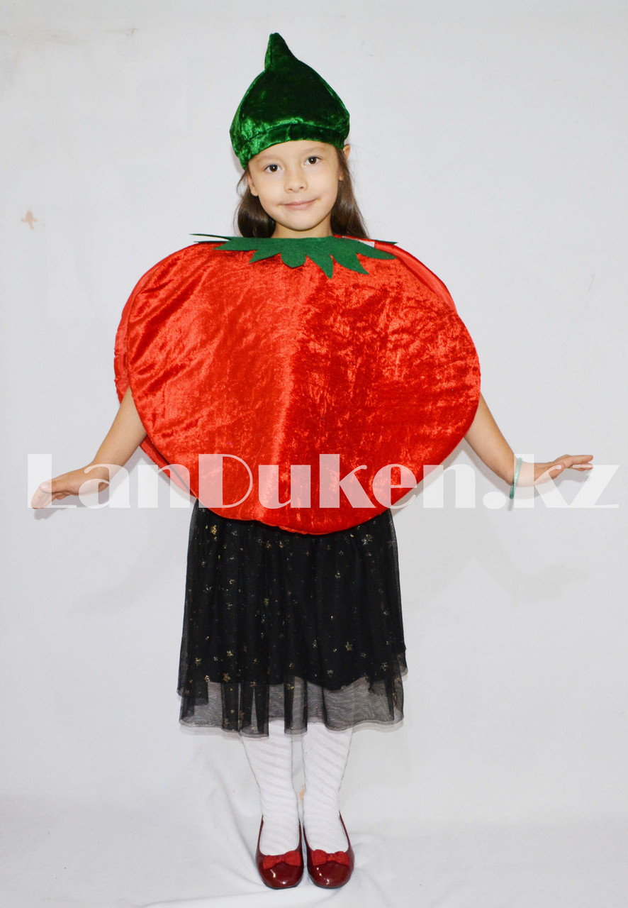 Карнавальный костюм детский овощи и фрукты помидор,красное яблоко, гранат