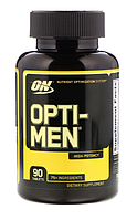 Optimum Nutrition, Opti-Men, нутриентная система питательных добавок, 90 таблеток