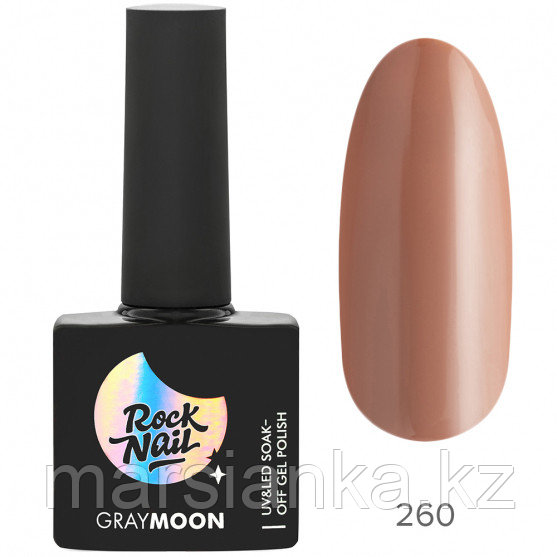 Гель-лак RockNail Gray Moon #260 Mystery, 10мл