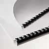 Пластиковые пружины для переплета (19 мм/165) черные (100 шт в пач)