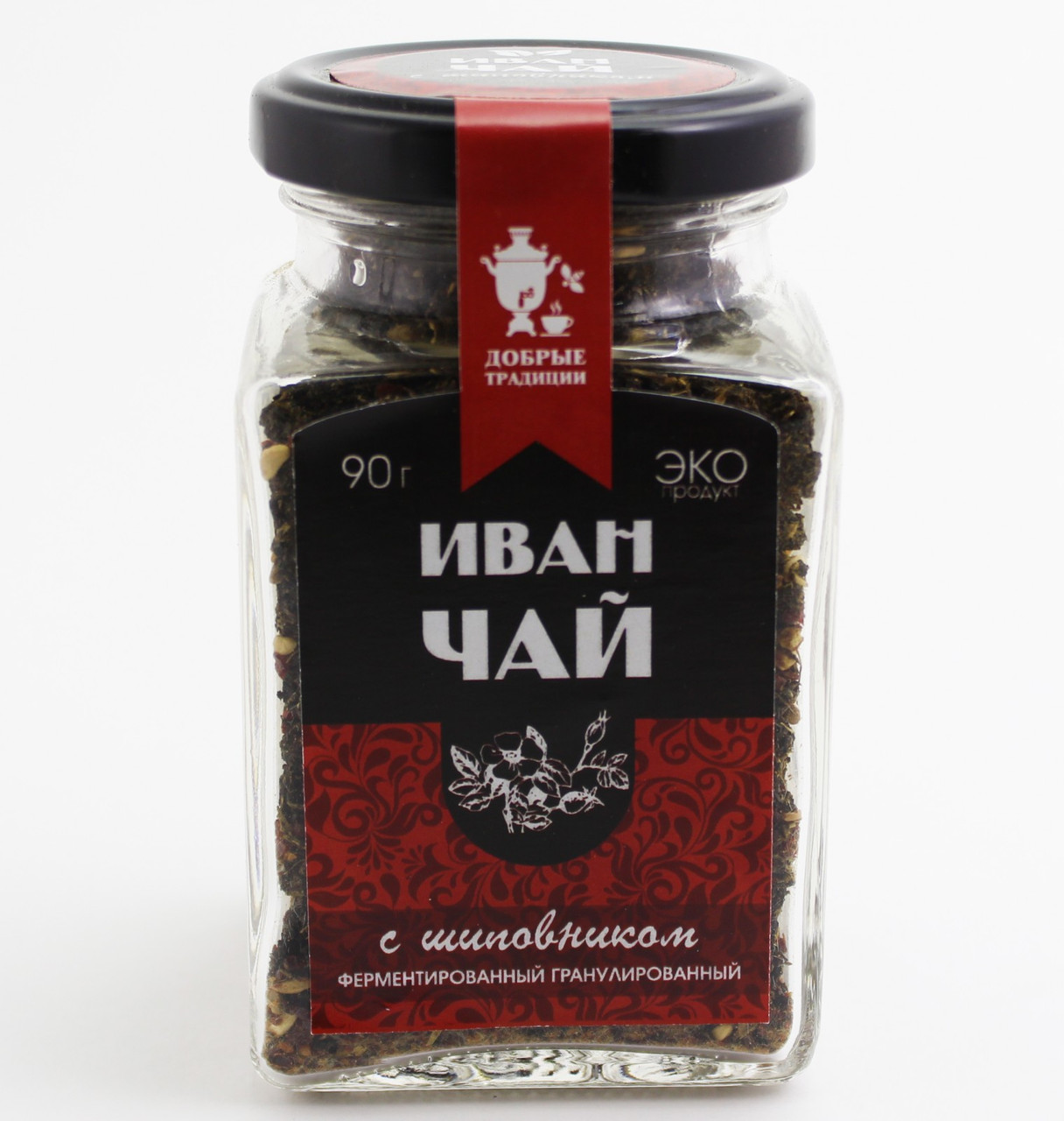 Иван-чай гран.с шиповником,банка, 80 г