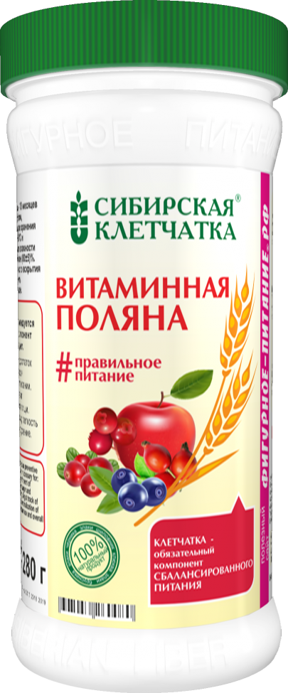 Сибирская клетчатка "Витаминная поляна", 280гр