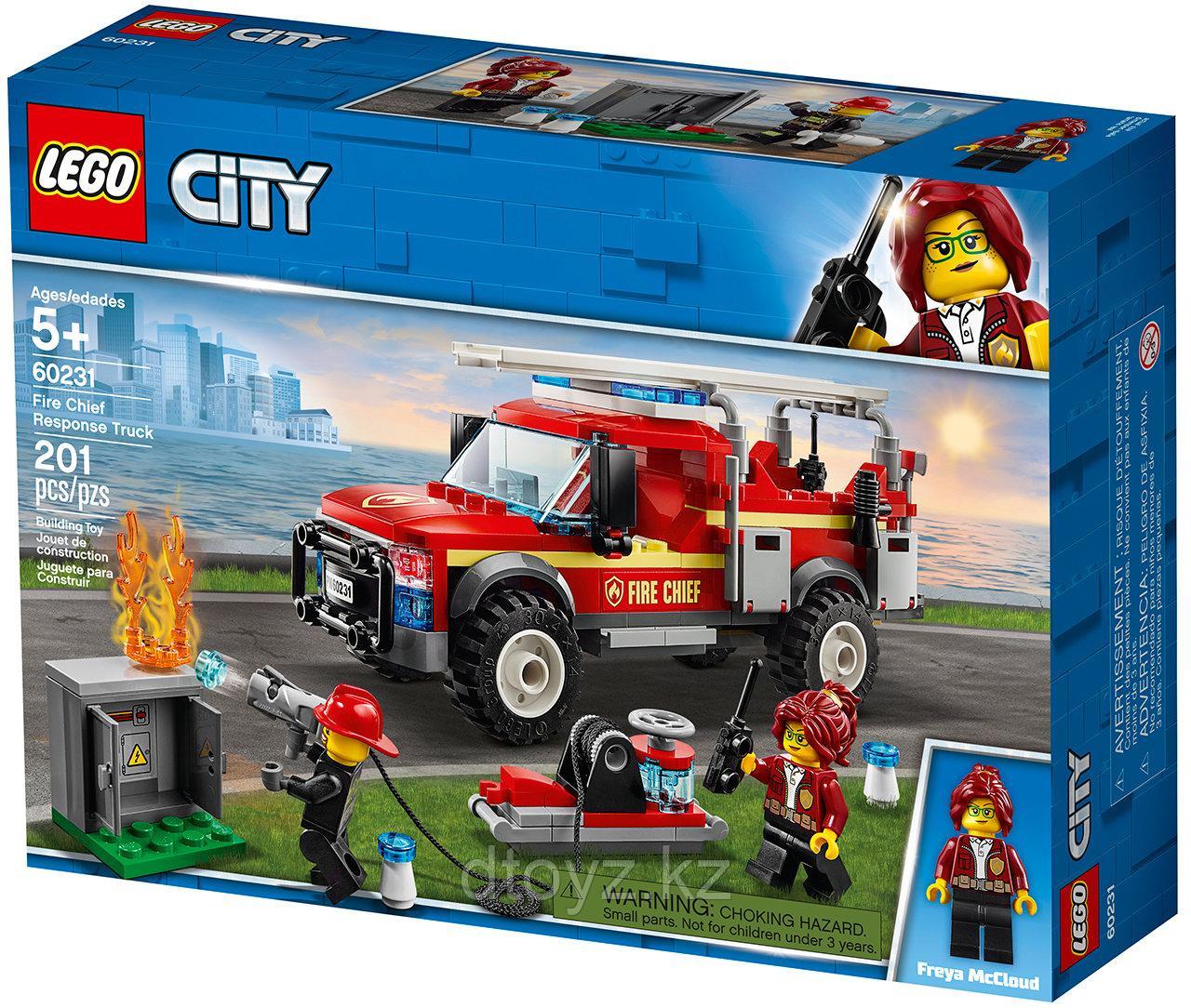 Lego City 60231 - Грузовик начальника пожарной охраны Лего Сити