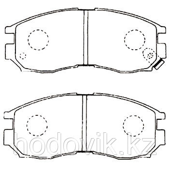 Колодки передние AKEBONO JAPAN