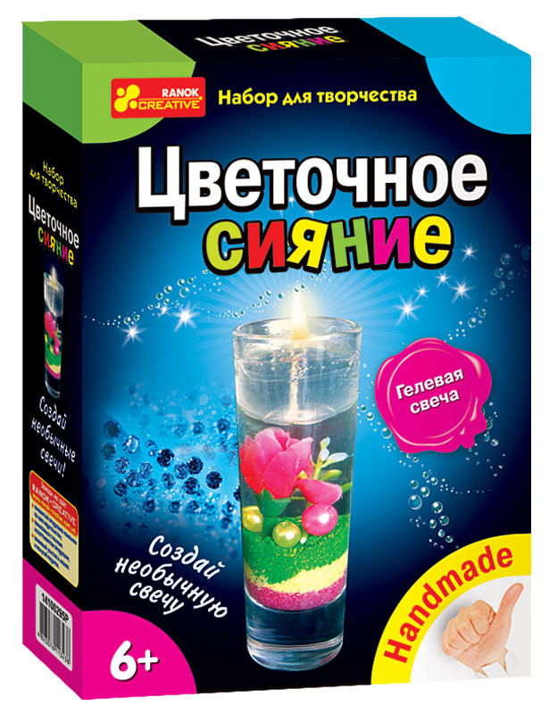 Набор для творчества: Цветочное сияние. Одна свеча