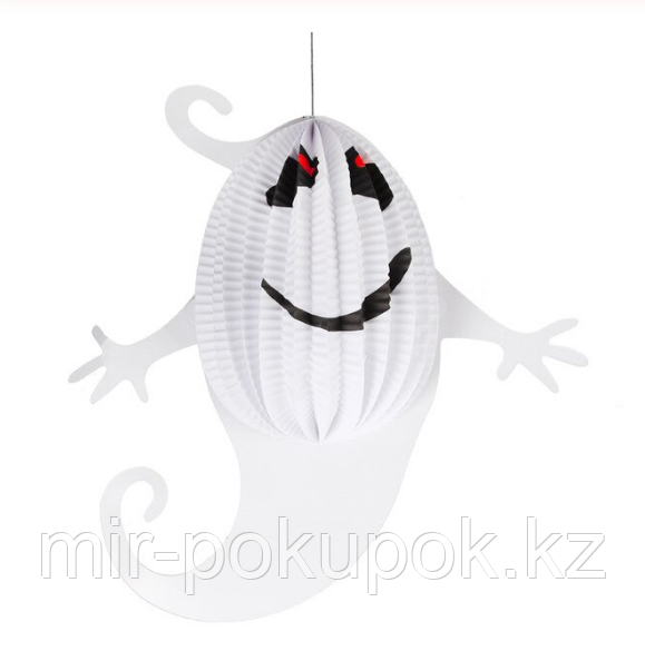 Бумажная подвеска на Хэллоуин (паук, ведьма,. тыква, летучая мышь, призрак) - фото 3 - id-p68375028