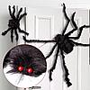 Большой  мохнатый черный паук (декорации для Хэллоуина, 70 см, фото 3