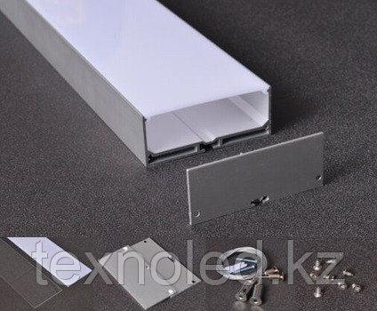 Накладной 75*32 мм алюминиевый профиль для светодиодной ленты, фото 2