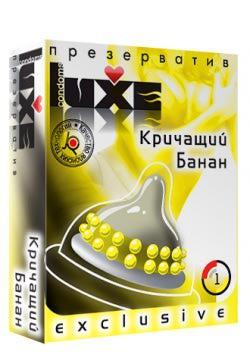 Презерватив Luxe Exclusive "Кричащий банан", 1 штука
