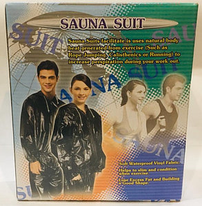 Костюм Sauna Suit Hooded black для похудения XL, фото 2