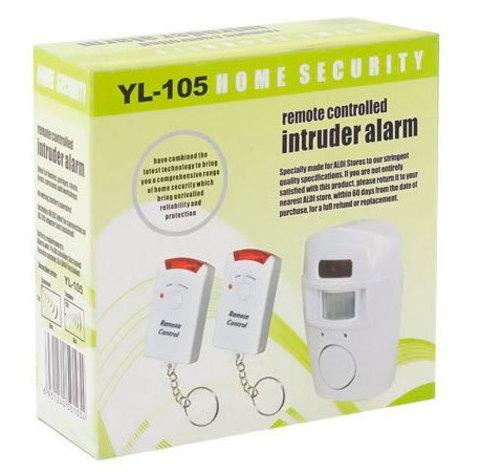 Сигнализация с датчиком движения и сиреной для дома и дачи Intruder alarm YL-105 - фото 2 - id-p68381618