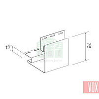 Наружный угол VOX SV-12 (цветной, бук), фото 2