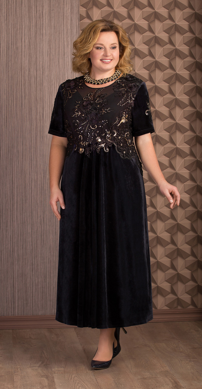 Платье Aira Style-651, черный, 60