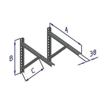 Консоль(пара)(ОЦ,t1,5) А500*В350*С302, фото 1