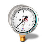 Қысым өлшемі КМ-22Р(0-4кРа) М20*1,5, Түрі-КМ-22 кл.1.5. тот баспайтын корпус. механизм-өд.қорытпа, сезеді.элемент