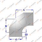 Отвод Моно (430, t0.5) 90º, d180 (Раструб), фото 3