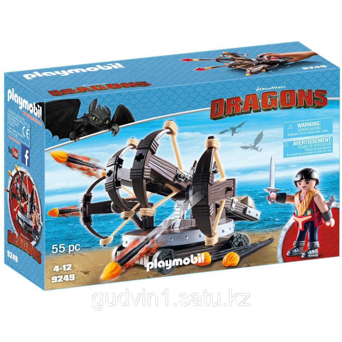 Конструктор Playmobil Драконы: Эрет с 4 Баллистами 9249pm